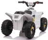 ATV Quad Bike Ride on 6V Kids Electric Car for Toddler 18-36 (White)