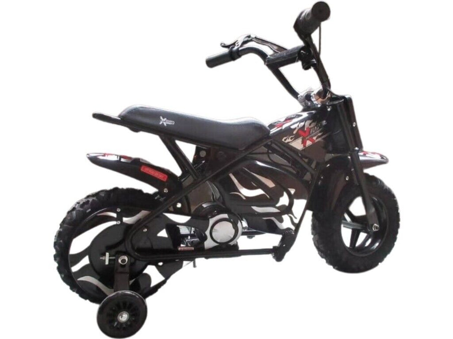 Mini Bike BLACK Kids Electric 24V Monkey Dirt Bike Motorbike 250W