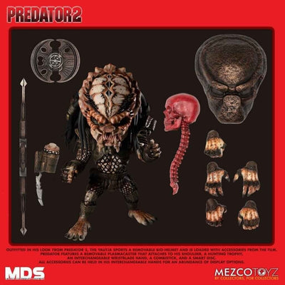 Predator 2 Deluxe City Hunter 6" Action Figure Official License Mezco