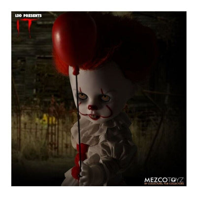 Mezco Living Dead Dolls Presents IT Pennywise 10" Collectible Doll Horror Figure