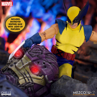Marvel Mezco One : 12 Collective Wolverine Deluxe ( Steel Box Edition )