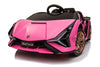 Official Pink Lamborghini SIAN 12V Kids Electric Ride On Car Toy Remote Control