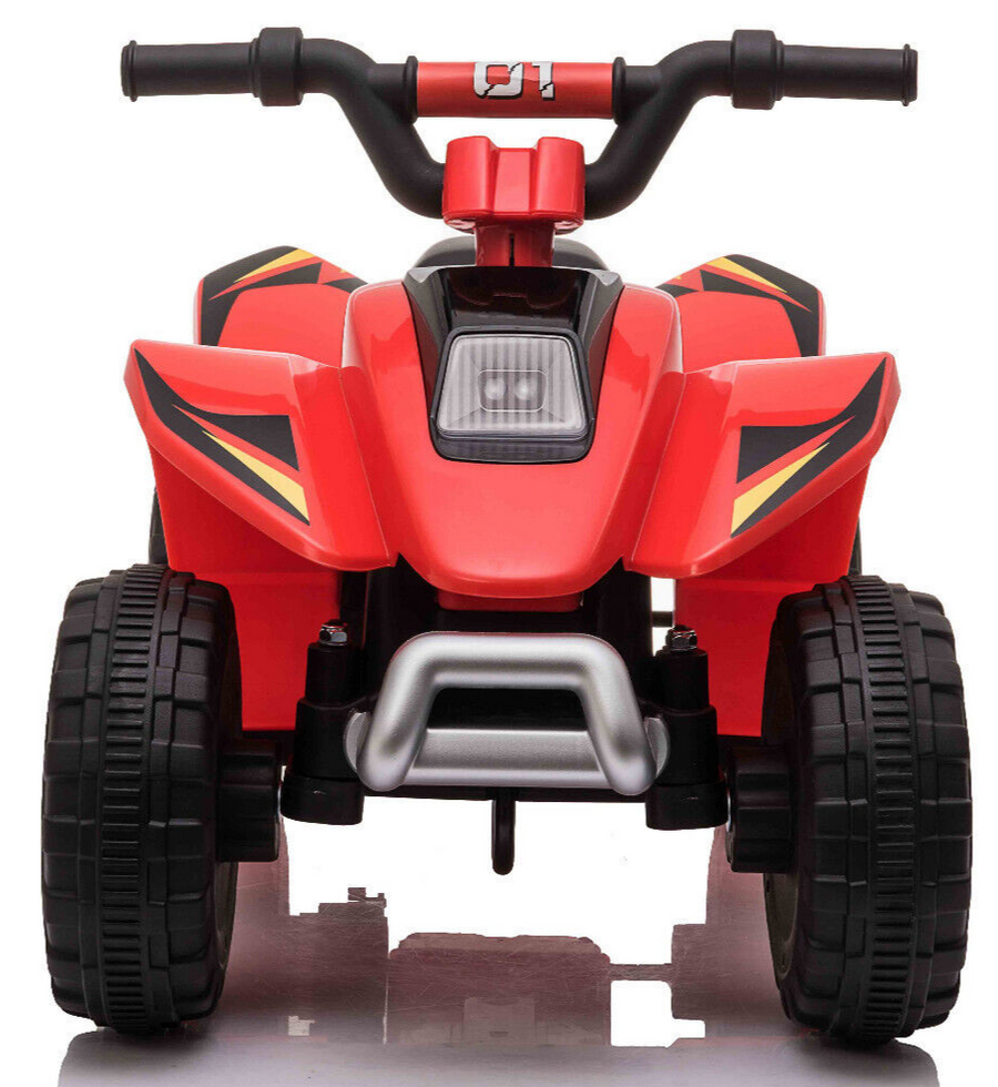 6V Quad Bike Ride on Kids ATV Electric Car for Toddler 18-36 Months RED