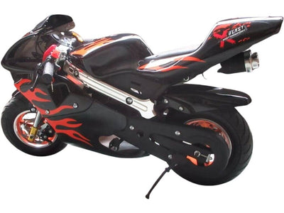 49cc Mini Pocket Motorcycle Bike ORANGE Moto Racer Petrol Off Road Dirt Bike