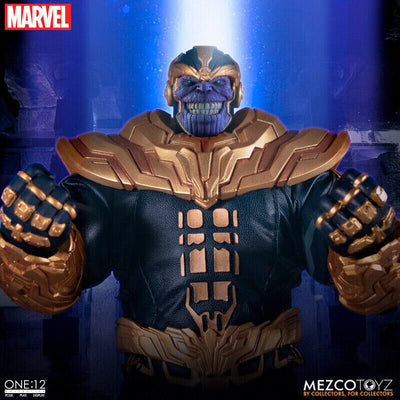 Mezco Toyz Marvel Universe The Avengers Thanos:ONE 12 Collective Figure Light Up