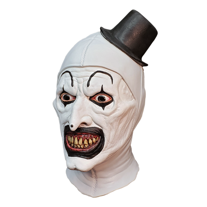 Terrifier Art of the Clown Adult Latex Mask - Official TRICK OR TREAT
