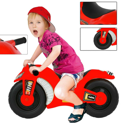 Toddler Kids Motorcycle Motorbike - Balance Bike - Push Along Ride On Car YELLOW