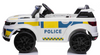 12V Kids Ride On Jeep Police Car Parental Remote Control Siren Lights White