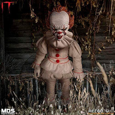Official Mezco Toyz IT Pennywise The Clown MDS 18" Roto Plush Figure Horror 2017