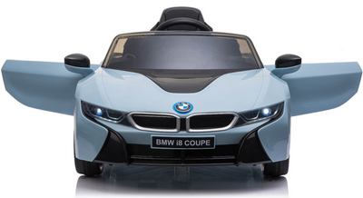 12V BMW I8 Coupe Licensed Electric Kids Ride On Car Parental Remote Blue