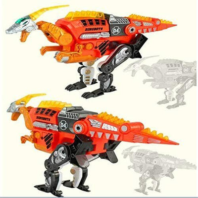 Dinobots Velociraptor Dino Dinosaur Robot Transformer Blaster Soft Foam Gun