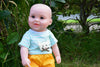 Large 18" Lucas American English Baby Boy Male Doll Vinyl Premium Quality H46cm