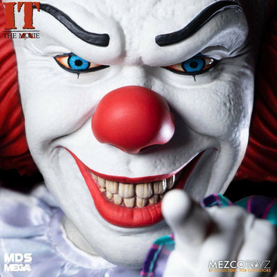IT 1990 Pennywise MDS Mega Scale Talking 15" Action Figure Doll Mezco Toyz
