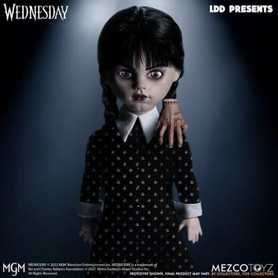Living Dead Dolls Presents ADDAMS FAMILY WEDNESDAY 10" Doll (NETFLIX) Mezco