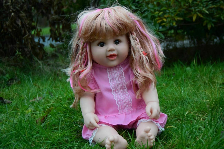 18" Large Lovely Baby Bedtime Diva Girl Doll 46cm 100% Vinyl.Life Weight 1kg