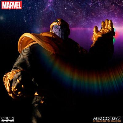 Mezco Toyz Marvel Universe The Avengers Thanos:ONE 12 Collective Figure Light Up