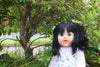 Large 18" Paris Baby Girls Doll Black Hair 46cm Includes Handmade Outfit