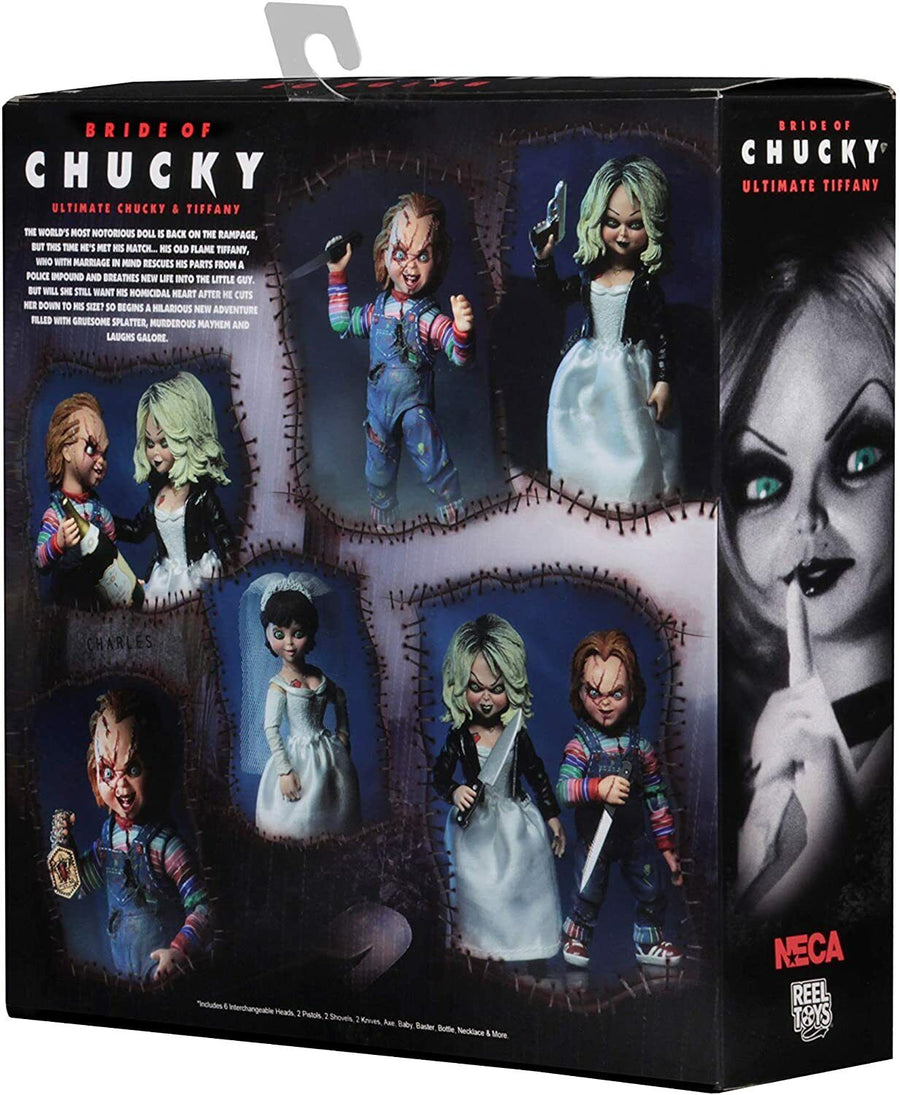 Official NECA Chucky Chuck & Friends Ultimate Chucky & Tiffany - 2 Pack Boxset