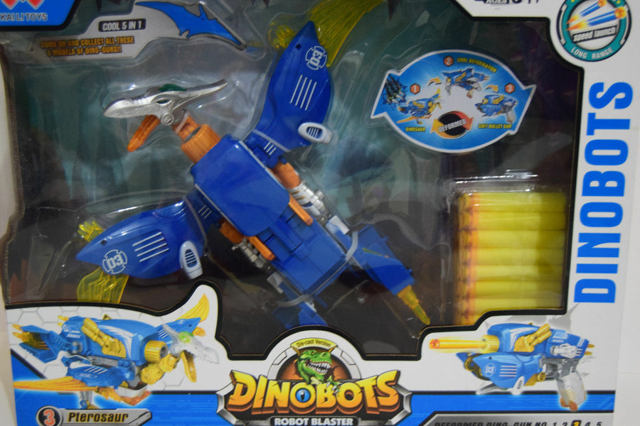 Dinobots Pterosaurs Dino Dinosaur Robot Transformer Blaster Soft Foam Gun