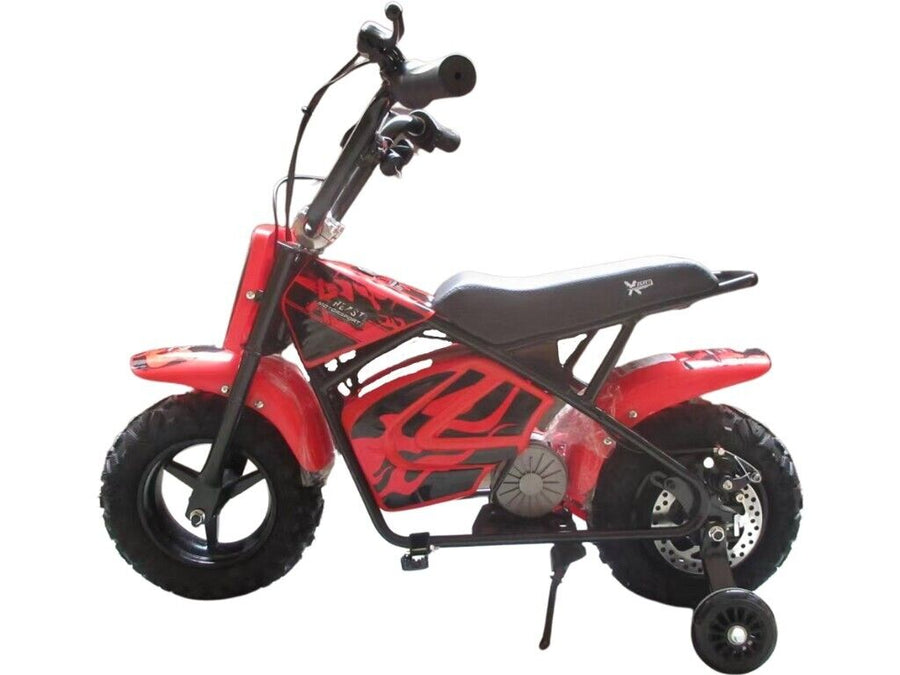 Mini Bike RED Kids Electric 24V Monkey Dirt Bike Motorbike 250W