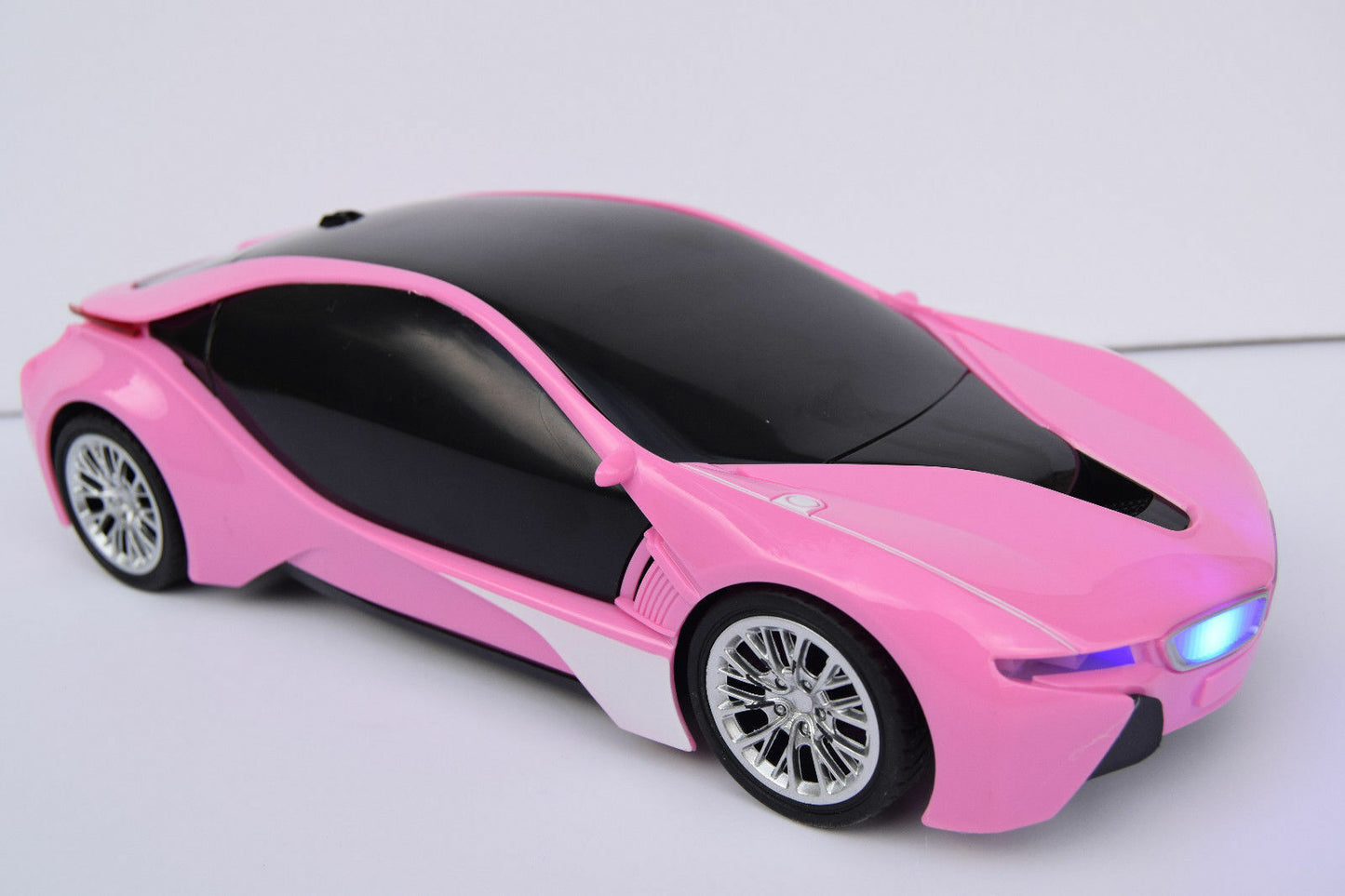 Pink BMW I8 Radio Remote Control Car Fast Wireless Rc 10km/h JEFFREE New Boxed