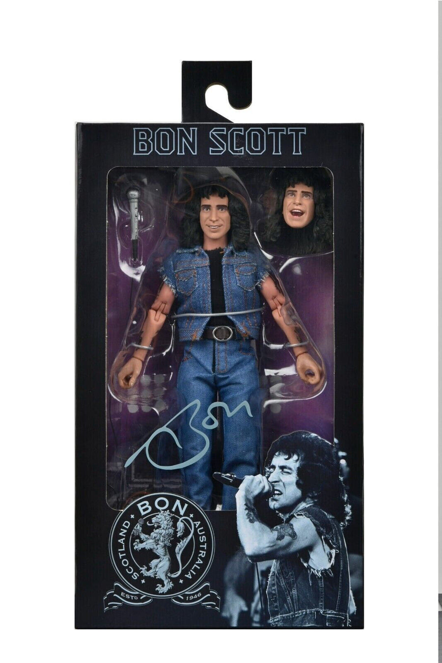 NECA AC/DC Highway to Hell Bon Scott - 8" Clothed Action Figure