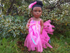 17" Pink Lovely Lady Prom Dress Jasmine Baby Girls Afro African Black Doll 43cm