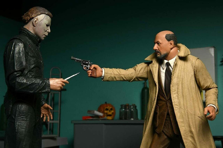 NECA Halloween 2 Myers & Dr Loomis 2 Pack BOXSET 7" Action Figures US Exclusive