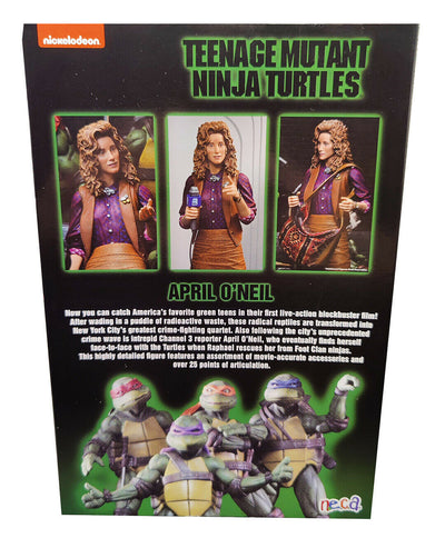 Teenage Mutant Ninja Turtles 1990 April O'Neil Ultimate 7" Figure NECA Official