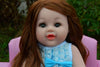 18" Large Lovely Baby Girl Prom Dress Doll 46cm 100% Vinyl.Life Weight 1kg