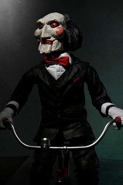 NECA SAW - Billy the Puppet on Tricycle 12″ Action Figure Sound - NEW & BOXED