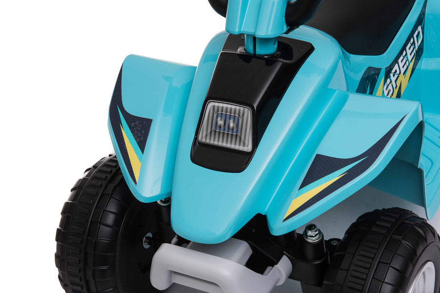 Quad Bike Ride on - 6V Kids Electric Car for Kids Toddler 18-36 Months (Blue)