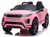 12V Pink Range Rover Evoque Licensed Electric Battery Kids Ride On Car Remote