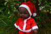 12" Afro Black Talking Baby Boy Doll Santa Little Helper Doll Merry Xmas Doll