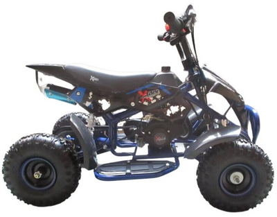 49cc Petrol Kids Mini Quad Bike BLUE Quad ATV Off Road 2 Stroke