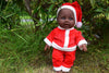 12" Afro Black Talking Baby Boy Doll Santa Little Helper Doll Merry Xmas Doll