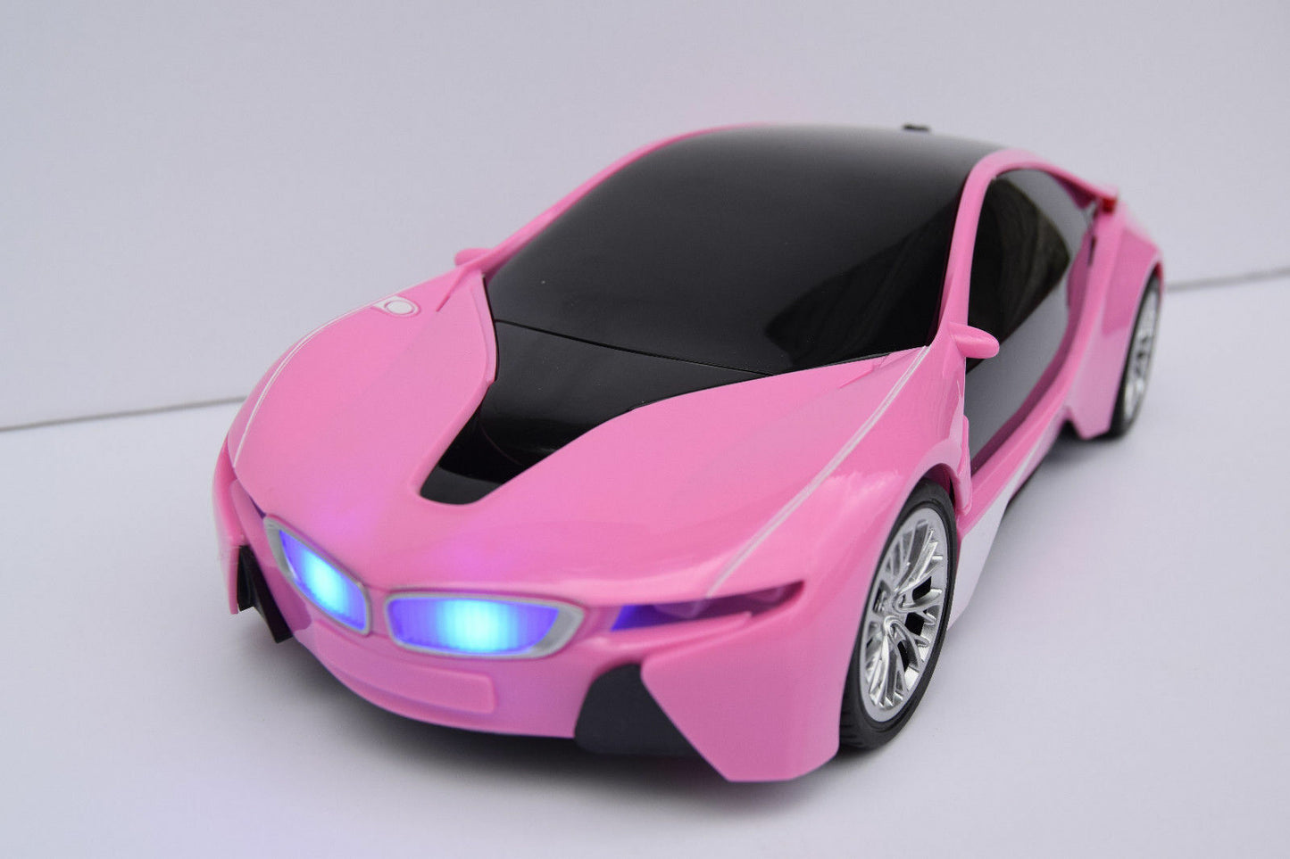 Pink BMW I8 Radio Remote Control Car Fast Wireless Rc 10km/h JEFFREE New Boxed