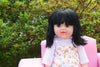 Large 18" Paris Baby Girls Doll Black Hair 46cm Includes Handmade Outfit