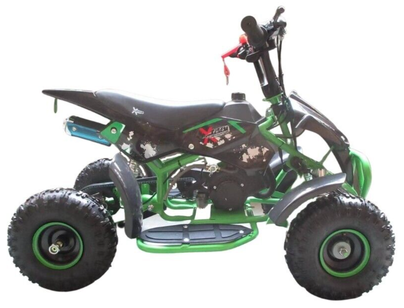 49cc Petrol Kids Mini Quad Bike Green Quad ATV Off Road 2 Stroke