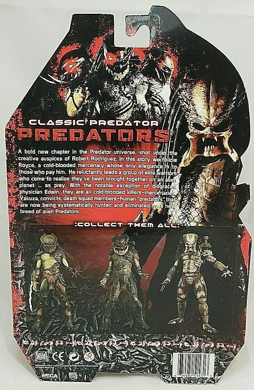 NECA Classic Predator PREDATORS Unmasked 7" Action Figure Series 1