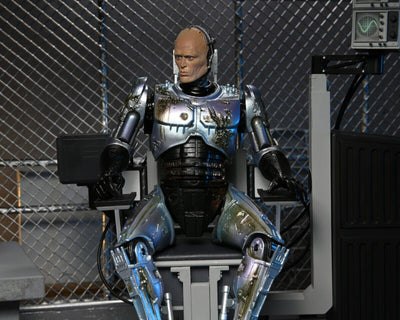 Official NECA Robocop - Battle-Damaged RoboCop with Chair 7" Scale Action Figure