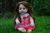 18" Large Lovely Baby Girl Prom Dress Doll 46cm 100% Vinyl.Life Weight 1kg