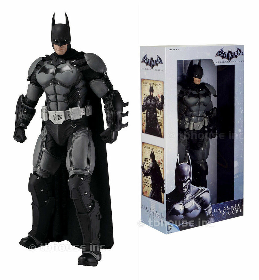 18" DC Comics NECA DC Arkham Origins Batman Figure - 1/4 Scale NEW BOXED