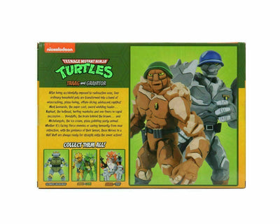 NECA Teenage Mutant Hero Turtles Tragg and Grannitor 2 Pack Action Figures 1:10
