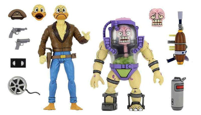 Official NECA TMNT Cartoon Ace Duck Mutagen Man 2 Pack 7" Scale Action Figures