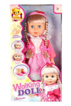 Belinda Walking Doll Interactive Sonic Control Singing Talking Singing Baby 17"